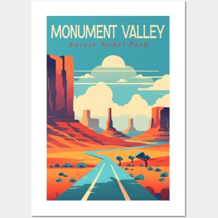 Monument Valley National Park Travel Poster Posters and Art